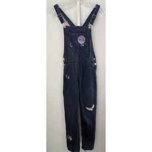 M&S Harry Potter Hogwarts Embroidered Denim Overalls 11-12Y Wizardcore